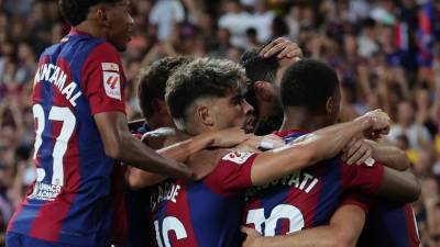 El Barcelona también tiene la baja de Ronald Araújo, con una lesión en un muslo que le impedirá jugar varias semanas.