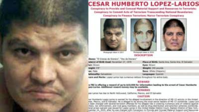 El salvadoreño César Humberto López Larios estuvo fugitivo por más de tres años.