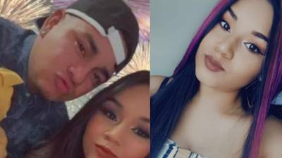 A la izquierda, la foto con la que Maryuri Reconco e Iker Martínez le dieron las bienvenida al 2024. “Happy New Year (Feliz Año Nuevo)”, decía la imagen que le mandó a una de sus mejores amigas y quien en exclusiva se la proporcionó a Diario La Prensa.