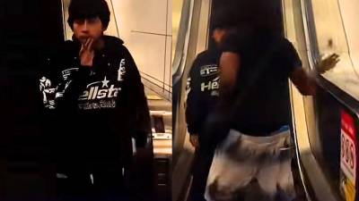 Lo que parecía ser una oportunidad para ganar popularidad en redes sociales terminó de una manera inesperada para un joven que intentó realizar una de las llamadas “batallas de aura” en las escaleras de un centro comercial en México.