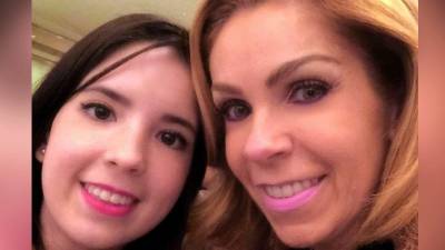 Rocío Sánchez y su fallecida hija Daniela.
