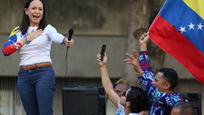 <b>La opositora venezolana María Corina Machado.</b>