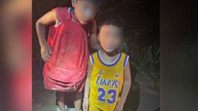 Hallan a dos niños hondureños abandonados en frontera