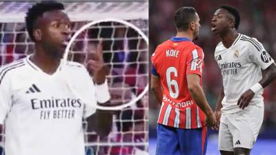 Vinicius y Koke tuvieron un tremendo cruce en el derbi Atlético-Real Madrid.