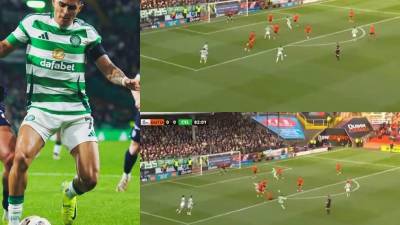 Luis Palma reaparece con Celtic: el golazo que estuvo a punto de marcar en Escocia