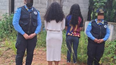 Las dos jovencitas han sido trasladadas a San Pedro Sula para ser entregadas a su madre.