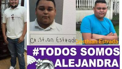 A la izquierda un foto actual de Cristhian Estrada. A la derecha cómo lucía cuando fue mencionado en el caso de Alejandra.