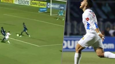 ¡Al ángulo! Chirinos se luce y anota un golazo en el Motagua vs Olimpia