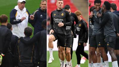 Real Madrid entrenó en el estadio de Wembley y quedó listo para la final de la Champions League ante Borussia Dortmund. Estas son las imágenes de la última práctica de la temporada y así lo vivió Toni Kroos, quien anunció su retiro.