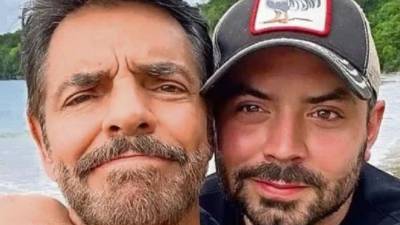 José Eduardo Derbez y su padre Eugenio Derbez.