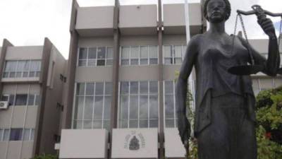 Vista de las instalaciones del Palacio de Justicia en Tegucigalpa.