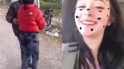 Mientras fuerzas federales mantienen operativos de seguridad en distintos municipios de Durango, un video difundido en redes sociales muestra a una supuesta sicaria de Los Cabrera desplazándose por una zona serrana del estado.