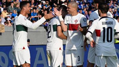 Cristiano Ronaldo celebra récord dándole triunfo a Portugal