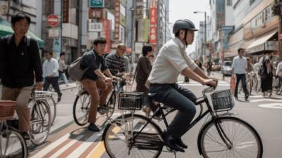 Entre 2013 y 2017, 295 accidentes fueron causados por ciclistas que usaban teléfonos móviles en Japón