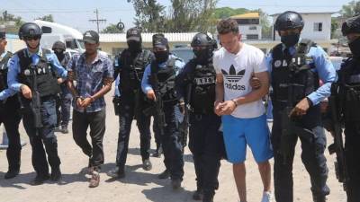 Los detenidos fueron ubicados por la policía en Danlí.