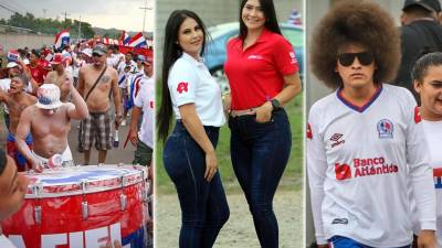 Las imágenes del ambiente en el partido Olimpia-Marathón por la vuelta de las semifinales del Torneo Clausura 2023 en el estadio Carlos Miranda de Comayagua.