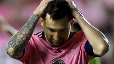 Leo Messi tuvo que salir del partido del Inter Miami ante Nashville por una lesión.