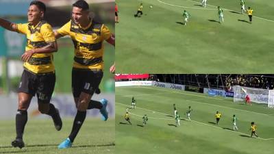 Brayan Moya se luce: así fue su espectacular golazo en el Marathón-Real España