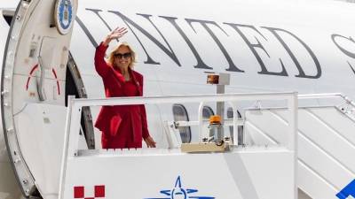 Jill Biden llega a México para la investidura de Claudia Sheinbaum.
