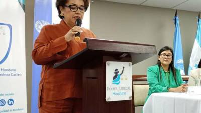 Rebeca Ráquel Obando, presidenta de la Corte Suprema de Justicia.