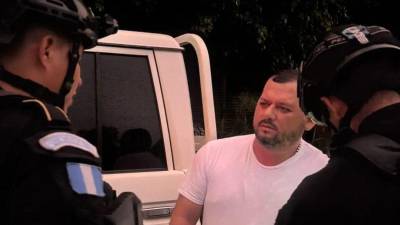 Momentos de la captura del extraditable Erlis Antonio León Castellanos.