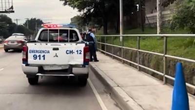 La Policía Nacional llegó a la escena tras los reportes de ciudadanos.