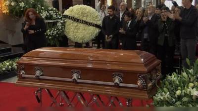 Imagen del homenaje a Silvia Pinal en Bellas Artes.