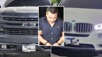 Dos vehículos le fueron decomisados.