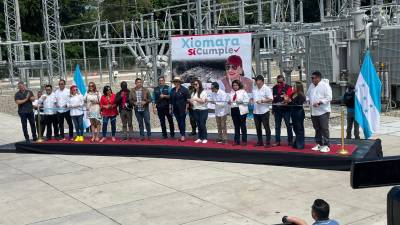 Subestación eléctrica Bella Vista, inaugurada este viernes en San Pedro Sula por el Gobierno de Xiomara Castro.