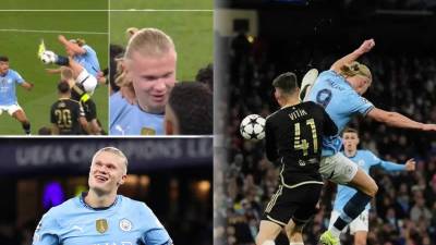 Así fue el acrobático golazo de Erling Haaland con el Manchester City ante el Sparta de Praga en la Champions League.