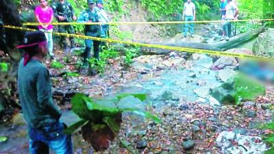 Lugar donde mataron a las hermanas Eubenia y Albina Martínez