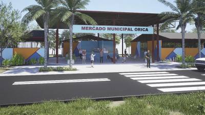Vista del mercado en Orica, un espacio clave para productores locales, que ahora contarán con mejores oportunidades de comercialización.