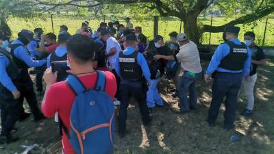 Entre los individuos se encuentran, 15 ciudadanos hondureños, 26 nicaragüenses y tres salvadoreños.