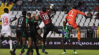 Edrick Menjívar marcó el gol del empate del Olimpia 1-1 contra el Juticalpa FC.