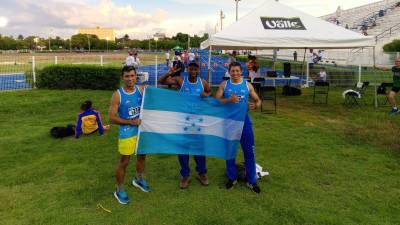 Flores, Leonel Flores y Arlees Norales fueron los representantes de Honduras en los Juegos Panamericanos de Atletismo Master.