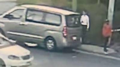 Captura de pantalla del momento del rapto del joven Julio Bonilla.