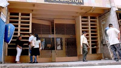 Edificio de la Secretaría de Educación en Tegucigalpa.