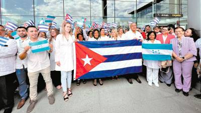 <b><span class=mln_uppercase_mln>Brigada.</span></b> Los cubanos llegaron al país en febrero de 2024.