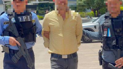 El hombre fue arrestado en Tegucigalpa.