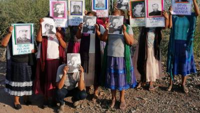 Comunidades indígenas piden justicia por los asesinatos de los defensores ambientales.