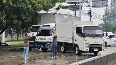 En el bulevar del norte este accidente ha provocado un caos vehicular.