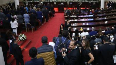 Fotografía del Congreso Nacional de Honduras en la instalación de la cuarta legislatura.