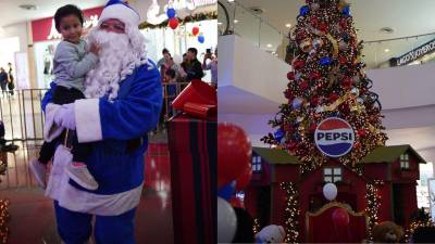 Pepsi encendió el espíritu navideño con el encendido del árbol en Galerías del Valle, con todo y la presencia de Santa Claus.