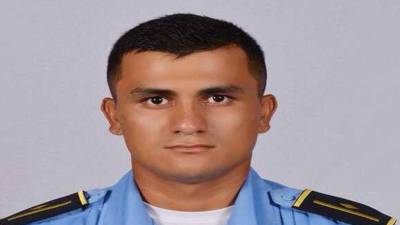 Foto en vida del policía Erick Daniel Espinal Flores.