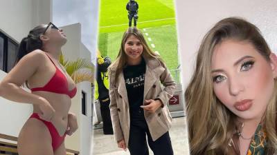 Annie Córdova, la hermosa novia de Luis Palma, cautivó en su visita a España, país hasta el que viajó para ver jugar al futbolista hondureño en partido de la Champions League con el Celtic de Glasgow ante el Atlético de Madrid.