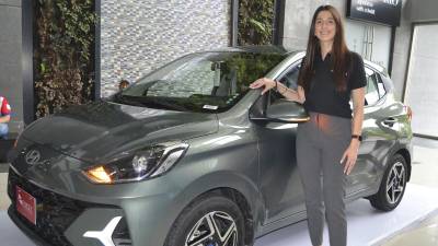 Francesca Garcia, gerente de marca Hyundai explicó las bondades de este nuevo vehículo.