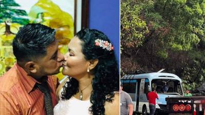 Maynor Orellana y Ninoska Coello vivieron unas últimas horas de emoción y amor: anteayer, domingo, se casaron por la iglesia. Se prometieron separarse sólo hasta que la muerte los separara y hoy, martes, Ninoska perdió la vida en el fatídico accidente de tránsito ocurrido en Taulabé, Comayagua.
