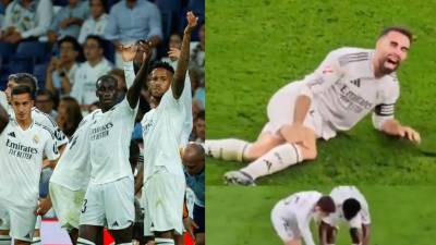 El desgarrador grito de Carvajal tras grave lesión en Real Madrid-Villarreal