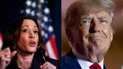 Kamala Harris, vicepresidenta de Estados Unidos y candidato presidencial Donald Trump.