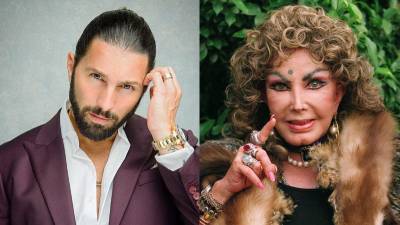 Poncho de Nigris e Irma Serrano.